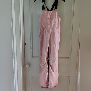 ROXY Girl Pink Snow Bibs Overalls Size 12